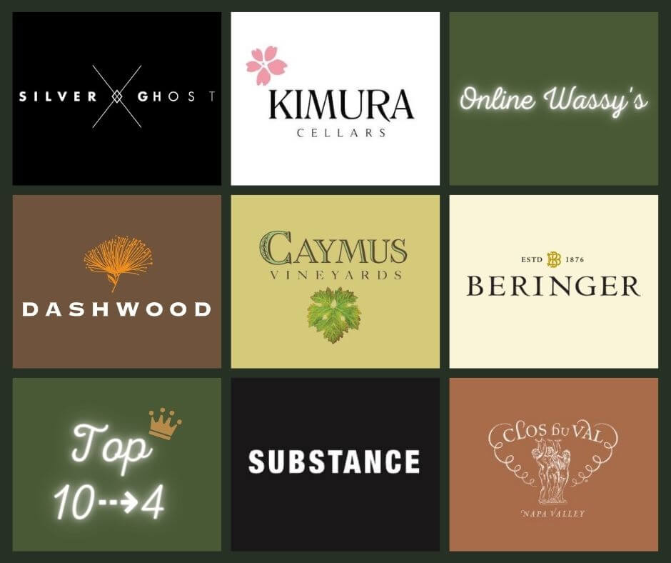 カリフォルニアワインとニュージーランドワインの専門店オンラインワッシーズ　2022年の人気ワイン10位から4位