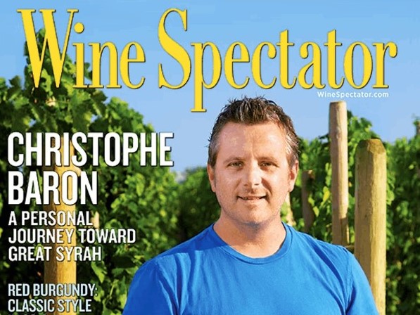 2016年にワインスペクテーターの巻頭特集を飾ったクリストフ・バロン氏