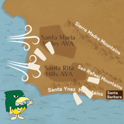 サンタ・リタヒルズの位置